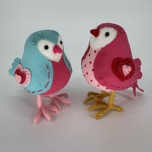 Target Spritz Featherly Friends Birds Rosie George Set of 2 Valentine's Day 2017